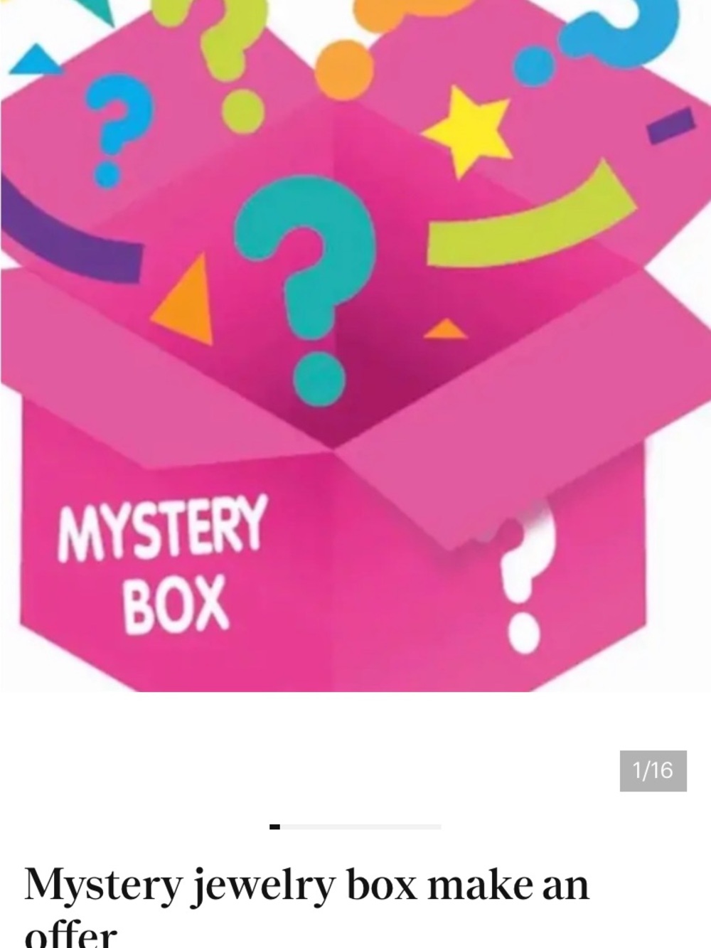 Mystery jewelry and free fashion accessory